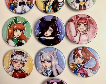 Uma Musume Hübscher Derby Anstecker