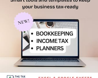 Excel boekhouding voor kleine bedrijven: inkomsten en uitgaven bijhouden (digitale download)
