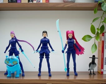 Figurines Kpop Demon Hunter Rumi Mira Zoey - 3 Pièces Bandai 2025 Neuves - Cadeau Fan