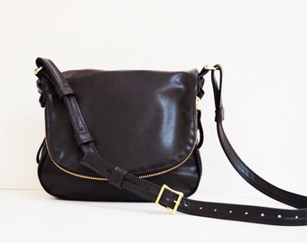 Black Leather Tom Ford Inspired Jennifer Purse