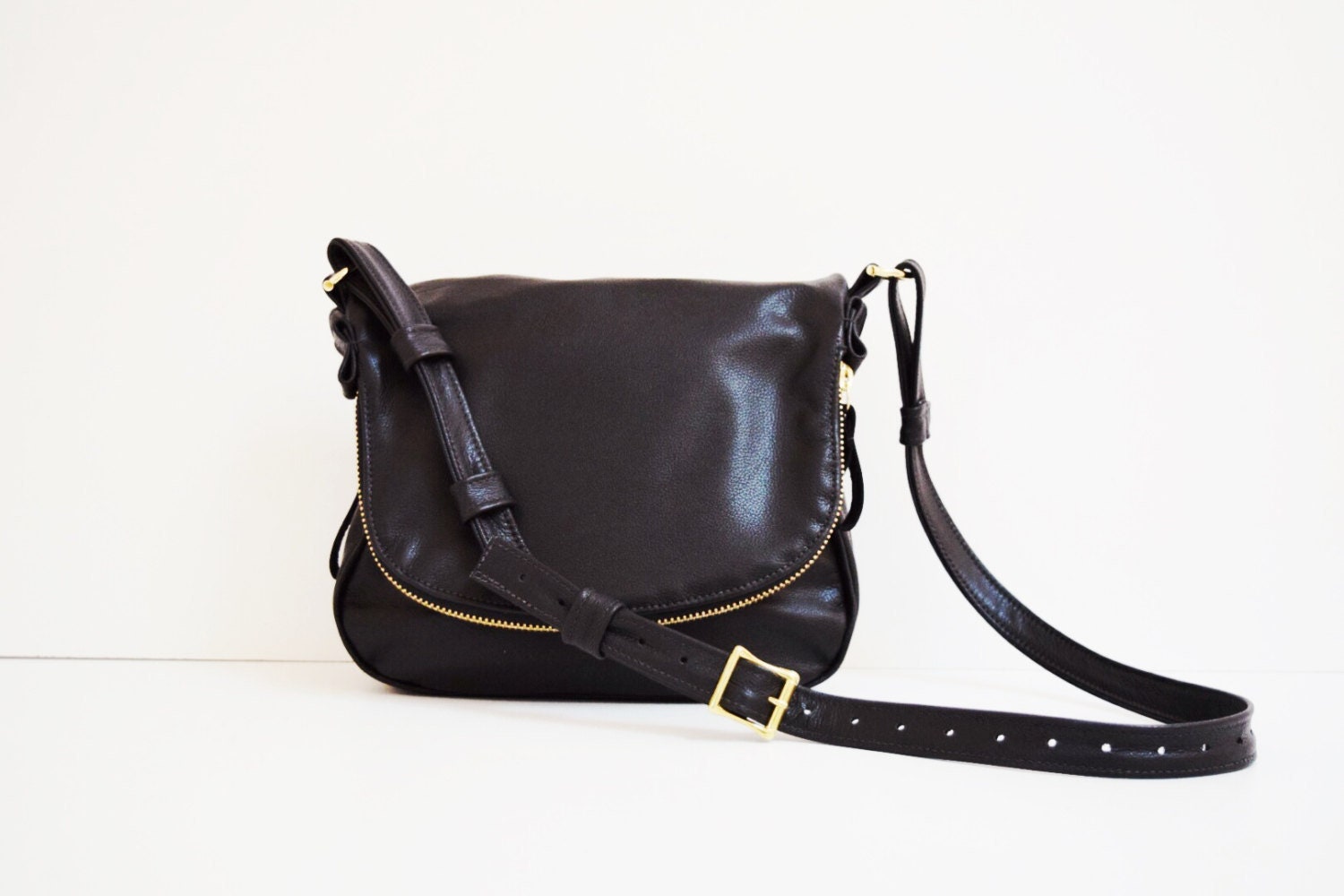 Black Leather Tom Ford Inspired Jennifer Purse -  Denmark