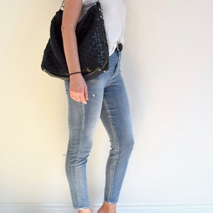 Black Leather purse Beth Dutton Inspired Shoulder Bag image 9