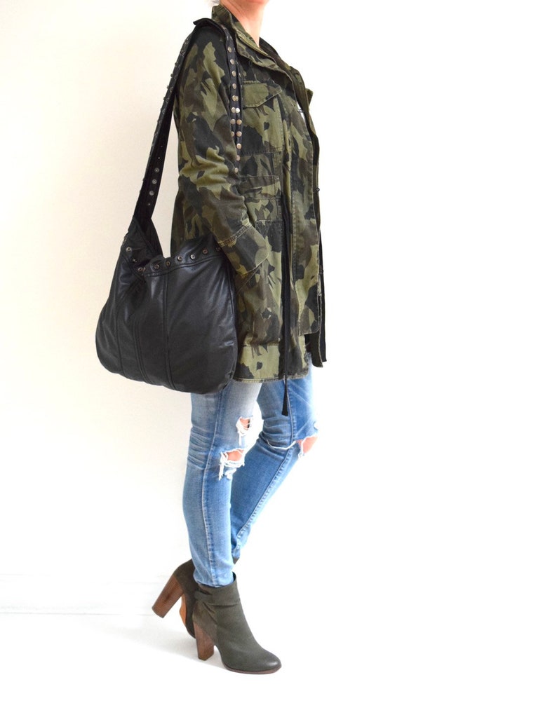 Veronica Mars Bag Season 4 bag Leather bag Black Messenger Etsy