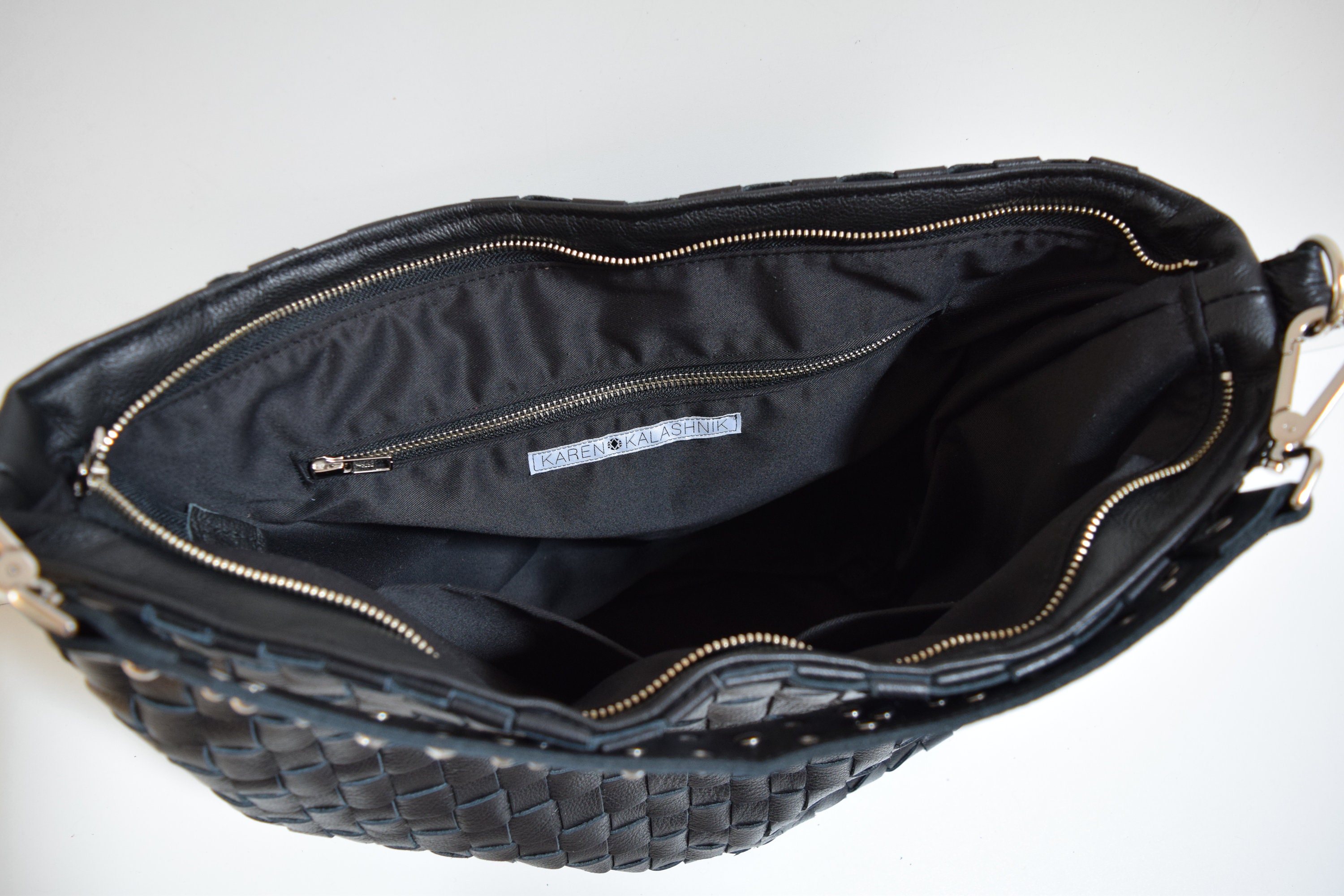 Black Leather Shoulder Bag Purse Hobo Beth Dutton Inspired Etsy Canada