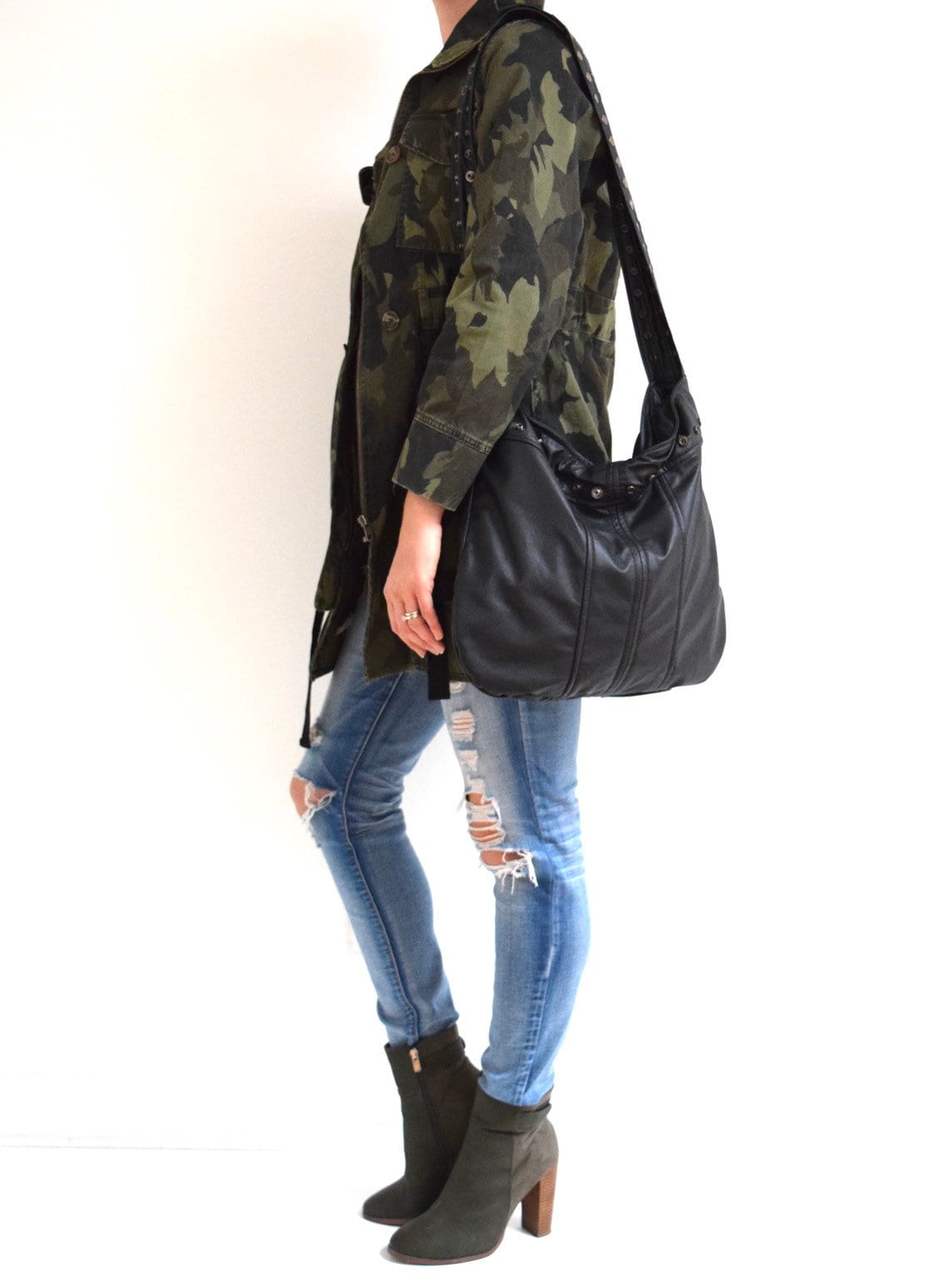 Veronica Mars Bag Season 4 bag Leather bag Black Messenger Etsy