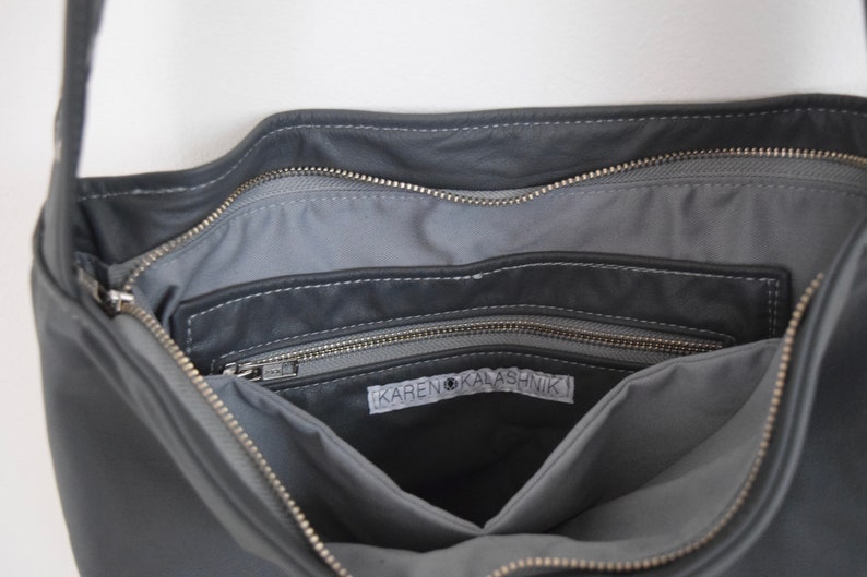 Veronica Mars Bag Grey Messenger bag Grey Purse Grey Bag Etsy