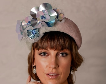 Halo crown with over sized sequins 'Verrilli'
