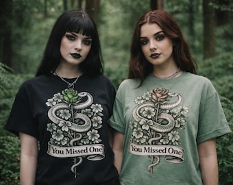 St Patrick's Day, Pagan, You Missed One Gothic, Witchy T-shirt, Vintage Comfort Colors Shirt | Celtic Witch Tee