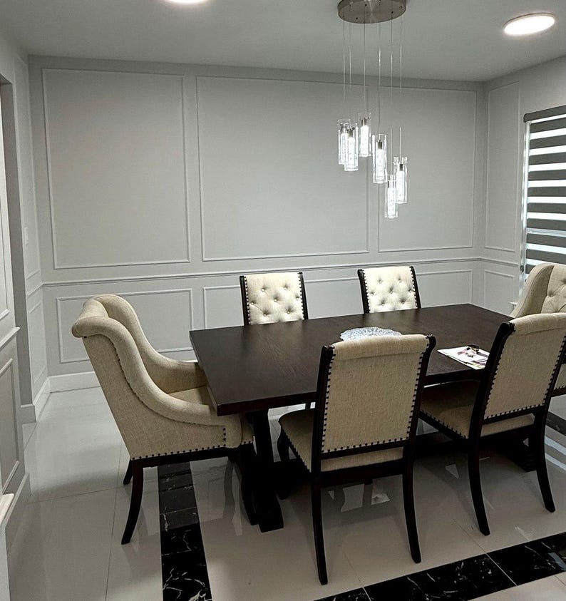 Pre-cut Accent Wall Molding Kit – Ready-to-install DIY Wall Panels - Etsy