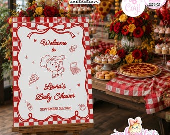 Special Delivery-Welcome Poster-Edit in Corjl-Baby Shower Poster-Editable Sign-Special Delivery Shower-Baby Shower-INSTANT DOWNLOAD