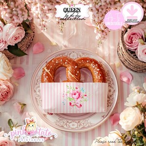 Queen For the Day-Hot Pretzel Bags-INSTANT DOWNLOAD