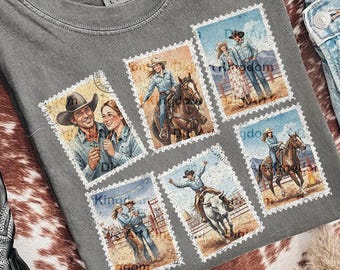 cowboy romantiek png rodeo set, rustieke stempelkunst (digitale download)