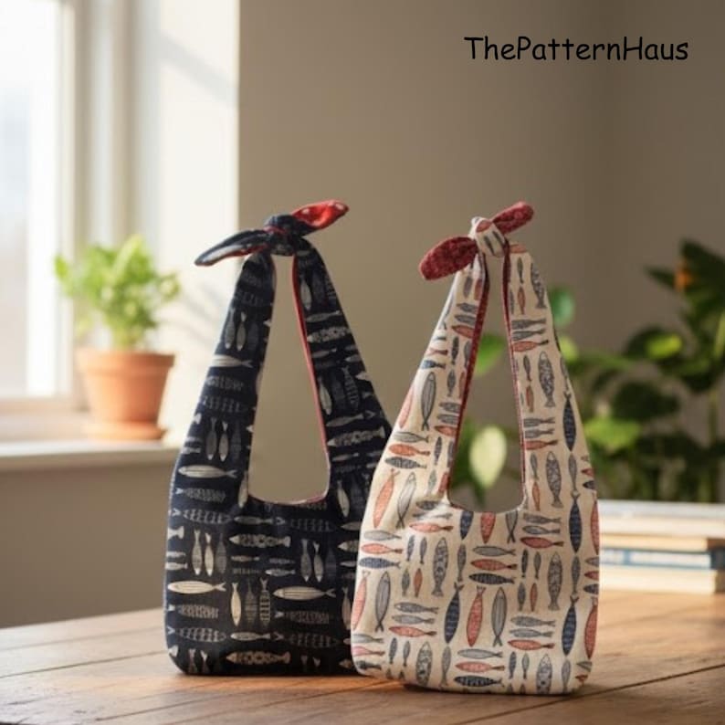 Reversible Slouchy Tote Bag Sewing Pattern – Beginner Friendly (PDF) - Etsy