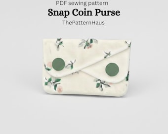Wzór szycia portmonetki dla początkujących, okładki na paszport, portfela na gotówkę, portmonetki na zatrzask