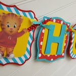 Daniel The Tiger Happy Birthday Or Name Banner Daniel The Etsy