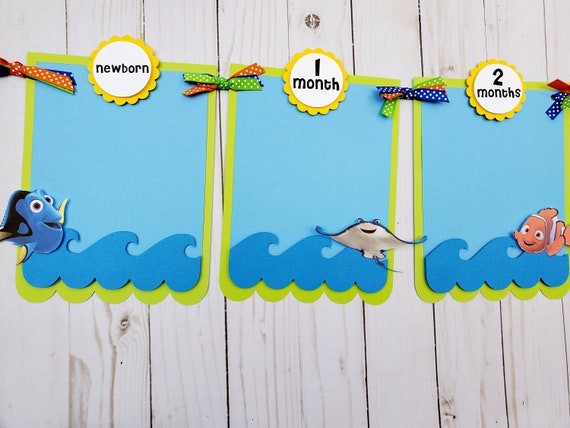 Finding Nemo Photo Banner Party Decorations Nemo Birthday Etsy