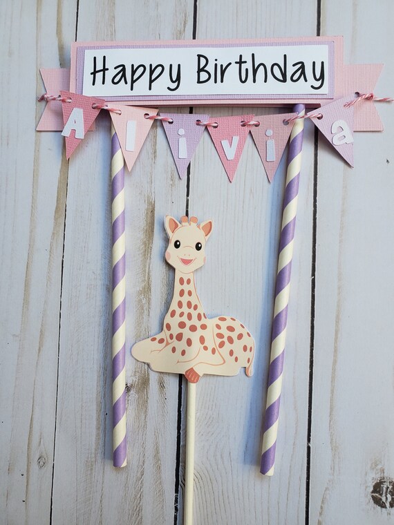 Sophie Giraffe Cake Topper Sophie La Girafe Party Etsy Sophie Giraffe Cake Topper Sophie La Girafe Party Etsy