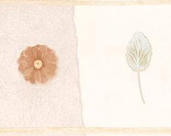 Pressed Floral Wallpaper Border 418b271
