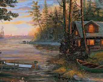 Cabin in The Woods Wallpaper Border CH7842b