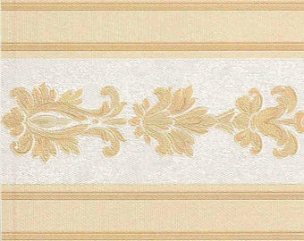 Narrow Satin Architectural Wallpaper Border b927