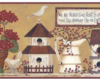 Inspirational Garden Wallpaper Border YC3387bd
