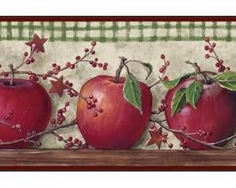 Just Apples Wallpaper Border BH11-089-001-35