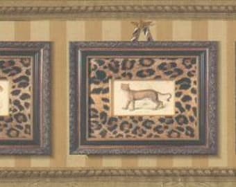 Framed Leopard Prints Wallpaper Border 5803910