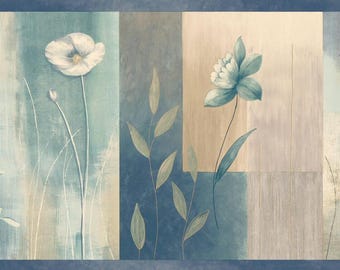 Floral Botanical Wallpaper Border MEA24625b