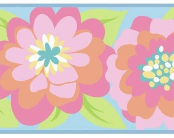Graphic Garden Wallpaper Border