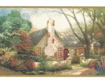 Cottage Garden Wallpaper Border MN5005