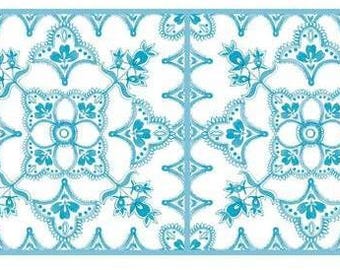 Light Blue Tangier Wallpaper Border BP8226bd