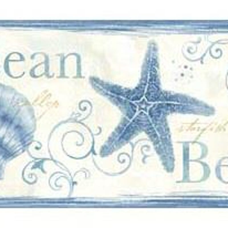 Shell Van Sticker Wallpaper Borders Shells - Etsy