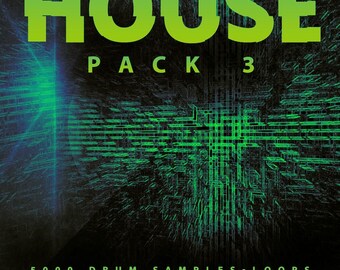 Ritmos y baterías de música house, parte 3, con una biblioteca de muestras EDM de 9 GB para Ableton, Cubase, FL Studio, Pro Tools, Logic Pro y Reason.