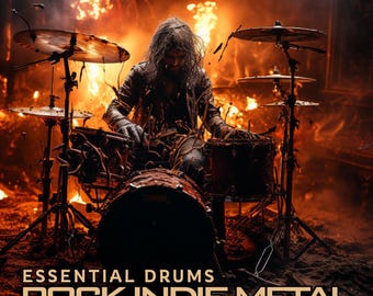 Rock Indie Metal Essential Drum Loops & Fills WAV Bundle (Instant Download)