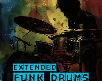 ファンク・エクステンデッド・ドラム・コレクション | 4500種類以上のWAVドラムループ＆サンプル | ロイヤリティフリー | 即時ダウンロード