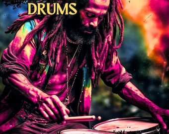 Reggae Reggaeton Essential Drums 3400+ WAV Drum Loops 12GB Reggae Reggaeton Dancehall Samples