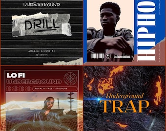 アンダーグラウンド・アーバン・バンドル – 8800以上のトラップ、ヒップホップ、ドリル、ローファイ・サンプル（27GB WAV）ミュージックメーカー FL Studio Logic Pro Tools Ableton