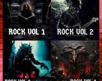 Rock Dark Sample Bundle: Volumes 1-4, Metal & Rock Loops (WAV, MIDI Files)