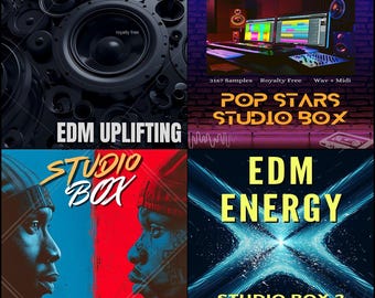 EDM Trap Pop Studio Box Super Bundle, lizenzfreie WAV-Loops