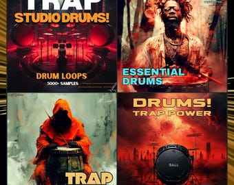 Trap Drum Loops Super Bundle: 21,600+ WAV Samples