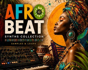 Afrobeat Synth Samples Pack, 1041 Synth Loops, Amapiano Melodies, Afro House Bass Pads and Royalty Free WAV Samples Cubase Ableton FL Studio