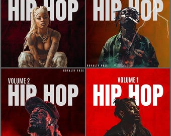 ヒップホップバンドル 4 サンプルパック、12,500 WAV ループ、MIDI キット、トラップ ラップ ビート（FL Studio、Ableton、Logic Pro Tools、Reason 用）