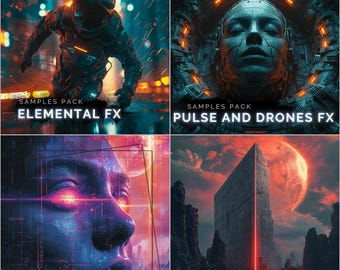 Complete FX Bundle: 4 Professional Sound Effects Sample Packs, 4300 FX Samples Pads Strings Logic Ableton Cubase