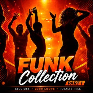 Funk Samples Collection Part 1 Premium Funk Disco WAV Loops Download 2820 Royalty Free Samples Bass Drums Guitar Vocals Producer Pack