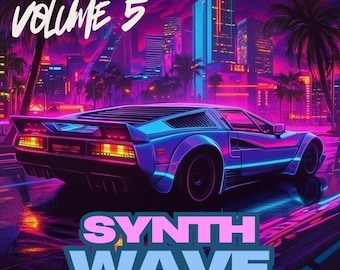 レトロシンセウェーブコレクション Vol.5 – 11GB WAVサンプルパック | 4000種類以上のシンセウェーブ、レトロウェーブ、80年代サウンド