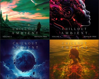 Chillout Ambient Loops-paket, musikproduktion WAV-filer