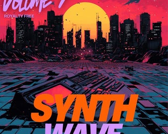 レトロシンセウェーブ第7弾サンプルパック – シンセウェーブ、レトロウェーブ、サイバーパンク、イタロディスコ、80年代向けのWAVループ、ワンショット、MIDIファイル2724個収録