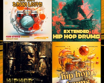 ヒップホップドラムサンプルスーパーバンドル：17,420 WAVループ