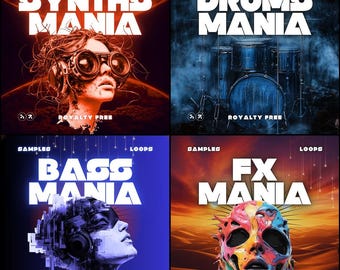 EDM Mania Complete Bundle: Synths, Bass, Drums, FX Samples & Loops
