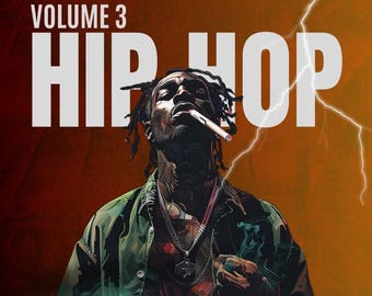 ヒップホップループ＆サンプルパック Vol.3 - 3349個のWAV/MIDIファイル、FL Studio、Ableton Live、Logic Pro、Cubase対応トラップラップドラムキット